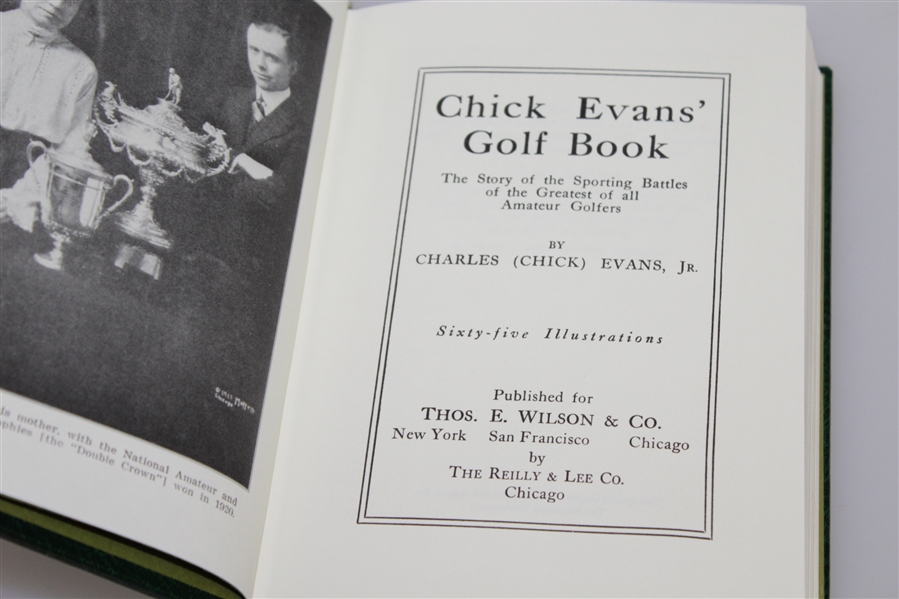 1985 Memorial Tournament Edition Hardbound Book Honoring Chick Evans Ltd Ed 404/425