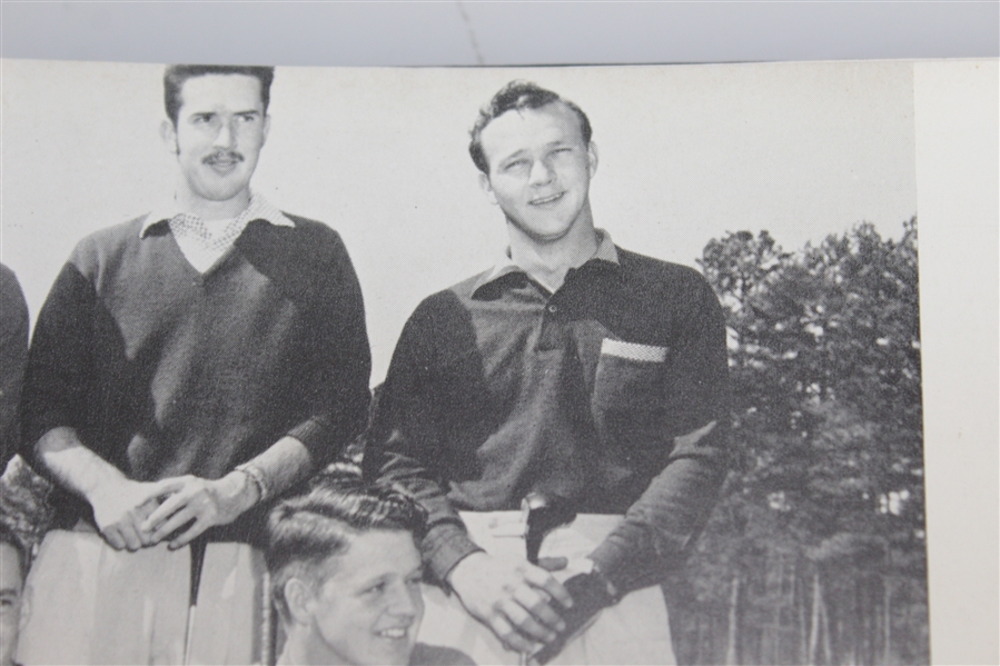 1954 Wake Forest College Yearbook - Arnold Palmer's Final Year