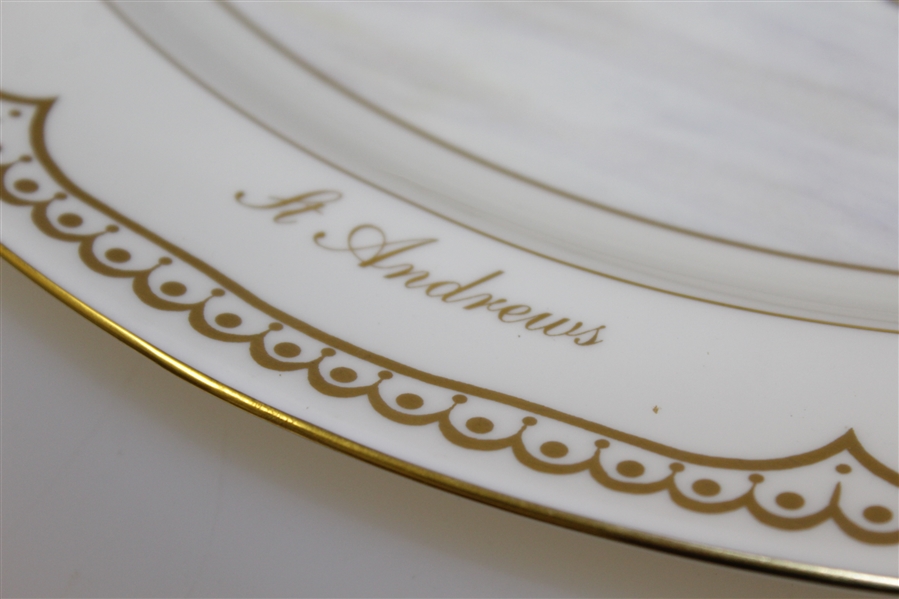 St Andrews Millenium Collection Platter by Bill Waugh - Aynsley Fine Bone China 46/2000