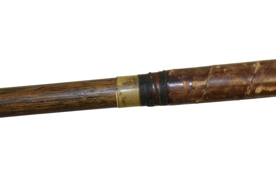Roy Grinnell Long Nose Wood Shafted Spliced Wood - Circa 1900