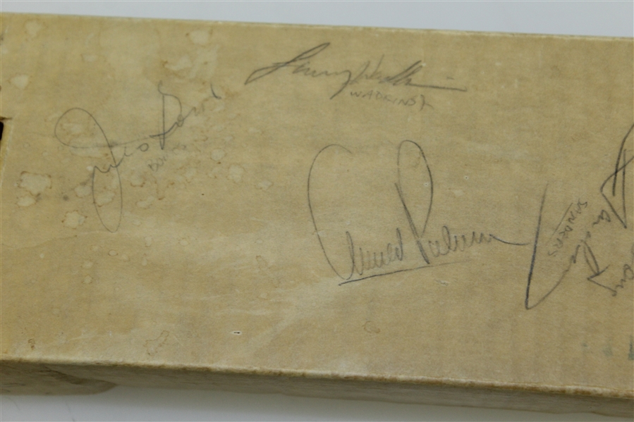 Jack Nicklaus & Arnold Palmer Field Signed '1972 US Open Pebble Beach' Periscope w/ Tickets, Badge & Tag JSA ALOA