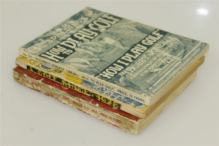 Spalding Publications Grouping Circa 1910's - 1920's - Bobby Jones
