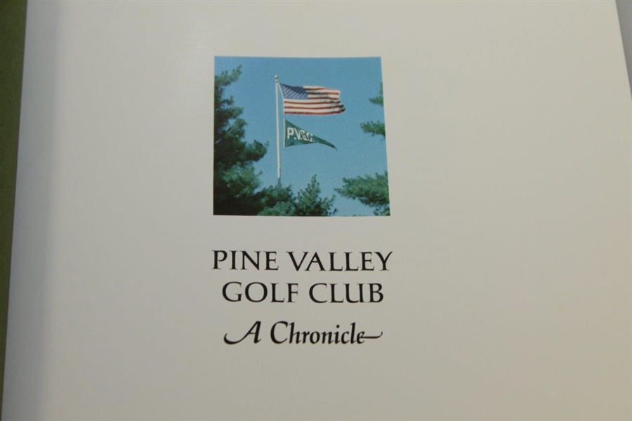 Pine Valley Golf Club - A Chronicle Book Circa 1982 Signed by Warner Shelly