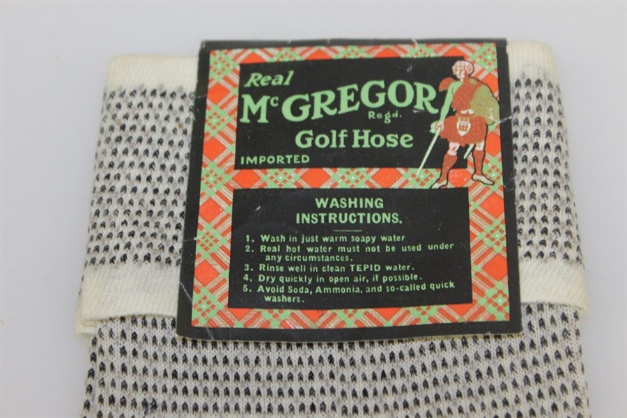 Vintage Real McGregor Golf Hose Long Pair of Socks