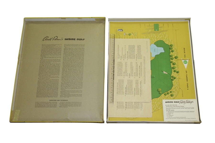1961 Arnold Palmer's 'Inside Golf' 9-Hole Course Game in Original Box