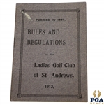 1913 Ladies Golf Club of St. Andrews Rules And Regulations Booklet