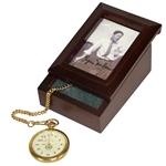 Byron Nelson Eleven Straight Ltd Ed Pocket Watch w/ Signed Box JSA ALOA