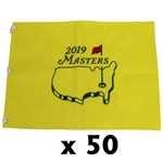 Fifty 2019 Masters Tournament Embroidered Flags - Difficult to find