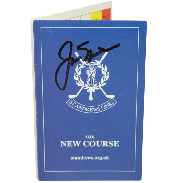 Jack Nicklaus Signed Old Course St. Andrews Scorecard JSA #EE96318