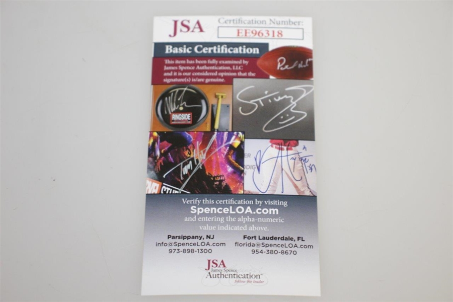 Jack Nicklaus Signed Old Course St. Andrews Scorecard JSA #EE96318
