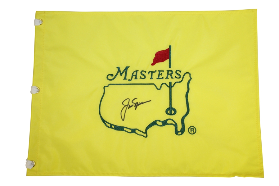 Jack Nicklaus Signed Undated Masters Embroidered Flag JSA FULL #Z91302