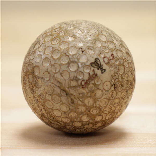 Bobby Jones Signed Gold Cup 2 Logo Golf Ball with FULL JSA #X97621 - Rare