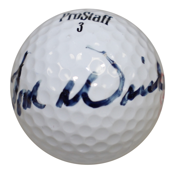 Tom Weiskopf Signed ProStaff CocaCola Logo Golf Ball JSA ALOA