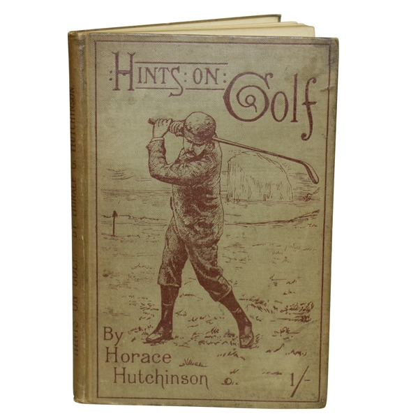 1891 'Hints on Golf' Book by Horace Hutchinson 