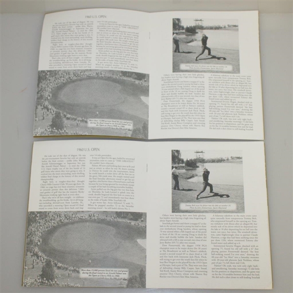 Arnold Palmer Umbrella Bookplate w/ Kingdom & 1960 US Open Anniv. Publications