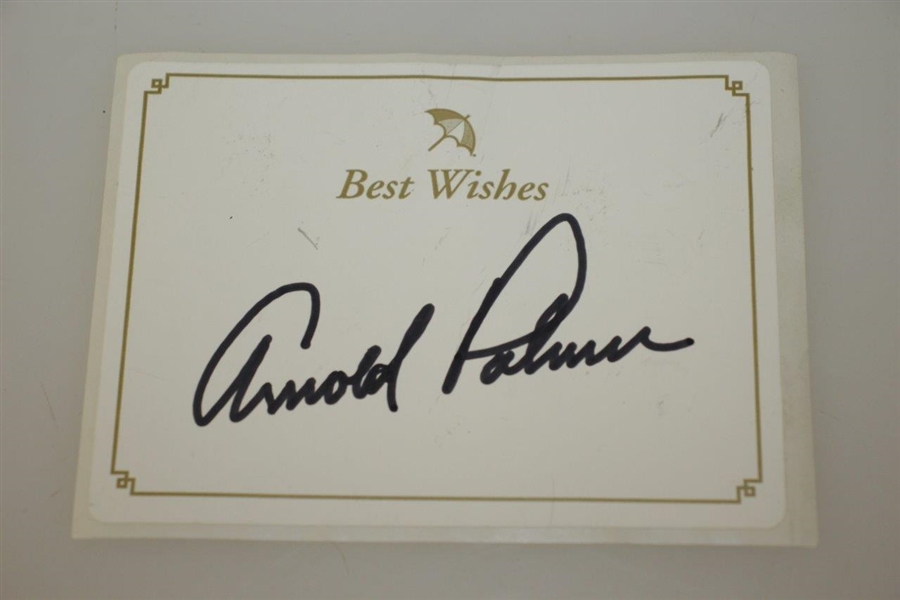 Arnold Palmer Umbrella Bookplate w/ Kingdom & 1960 US Open Anniv. Publications