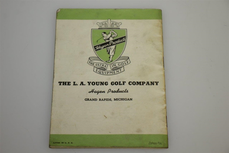 Walter Hagen's 'The How & Why of Golf' Promotional Publication