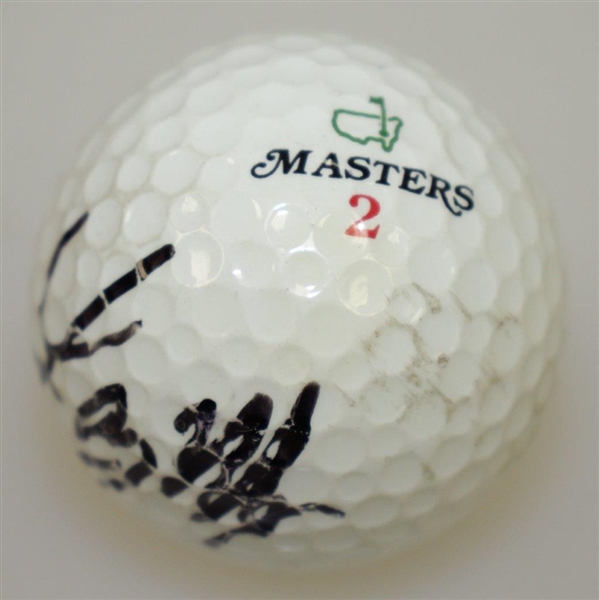 Larry Mize Signed Old Masters Logo Golf Ball - Seldom Seen JSA ALOA
