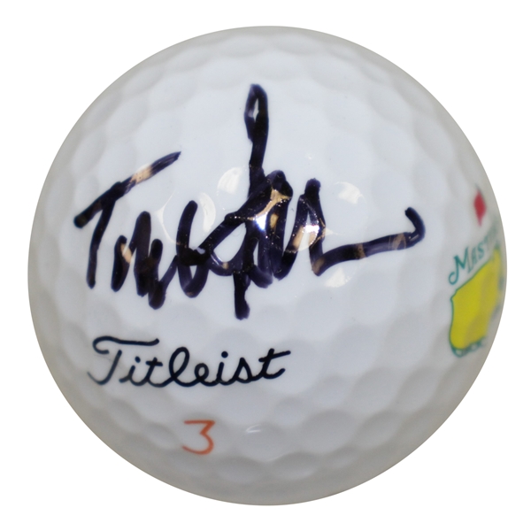 Tom Watson Signed Masters Logo Titleist Golf Ball FULL JSA #Z74526