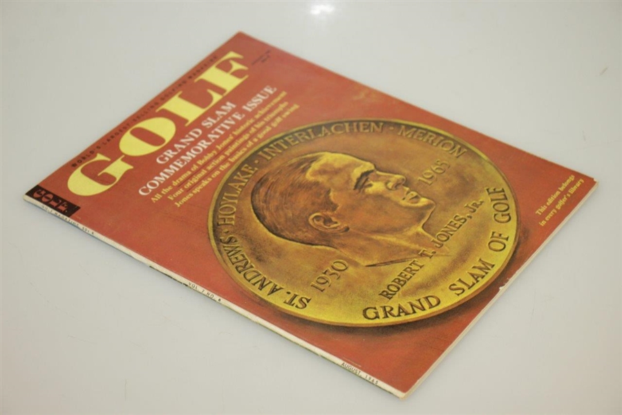 1965 Golf Magazine Bobby Jones Grand Slam Commemorative Magazine Issue