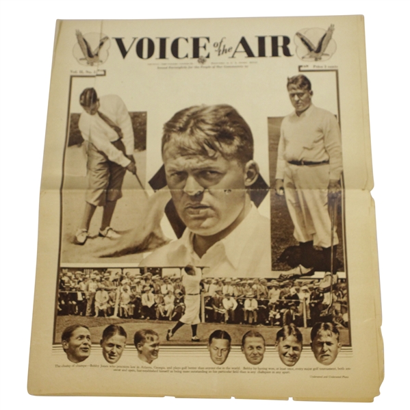 1930 'Voice of the Air' Bobby Jones Publication