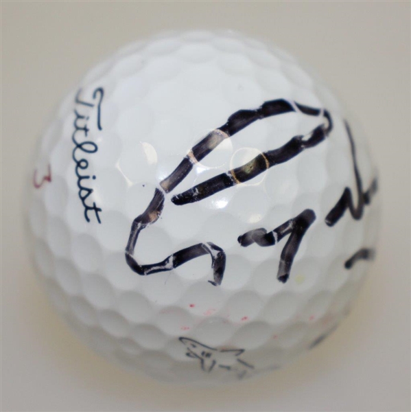 Greg Norman Signed Personal 'Shark' Logo Titleist Golf Ball JSA ALOA