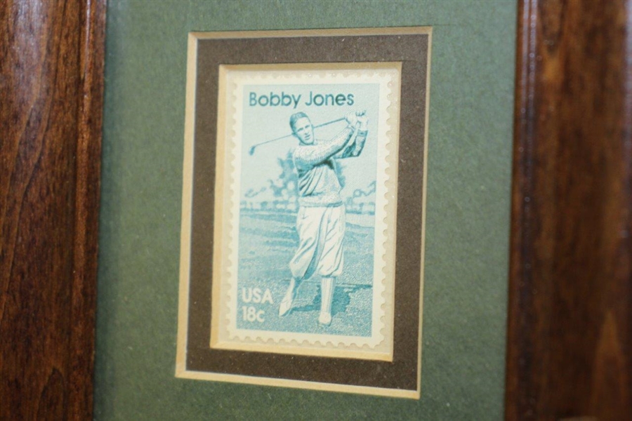 Bobby Jones 18 Cent Postage Stamp Framed Display