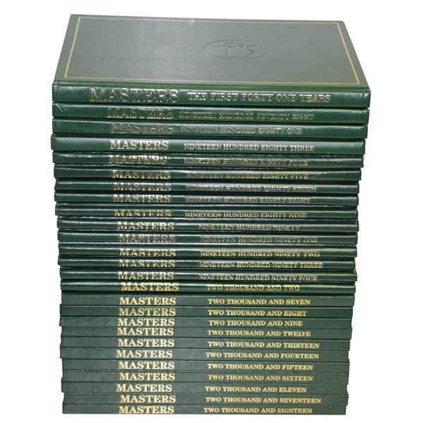 Twenty Six Masters Annual Books from 1978-2018 Including 'The First Forty One Years'