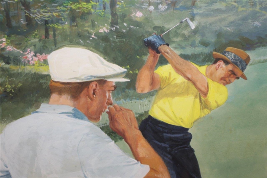 1954 Masters Play-Off Sportsman's Eyrie Print Featuring Sam Snead & Ben Hogan