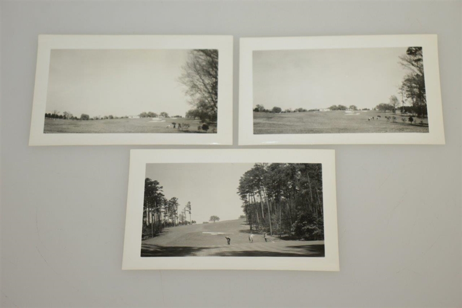 1946 Original Augusta National Golf Club Photos w/ Negatives - 10th, 13th, 18th & Clubhouse