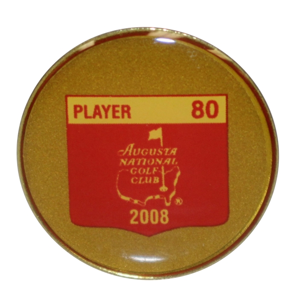 Mark Calcavecchia's 2008 Masters Tournament Contestant Badge #80