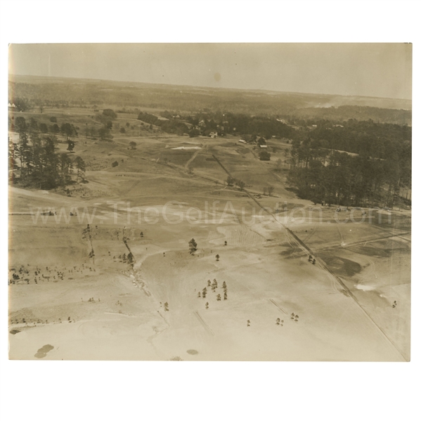 Early 1930's Augusta National Golf Club Original Photo of Grounds Aerial Shot