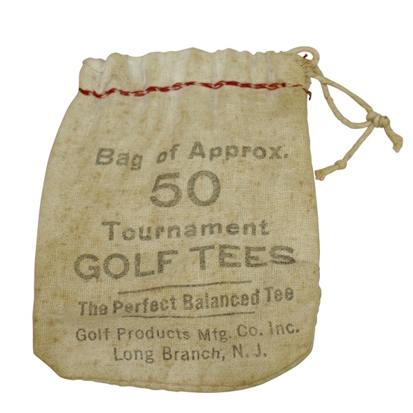 Vintage The Perfect Balanced Tee Golf Tee Canvas Bag - Long Branch - Crist Collection