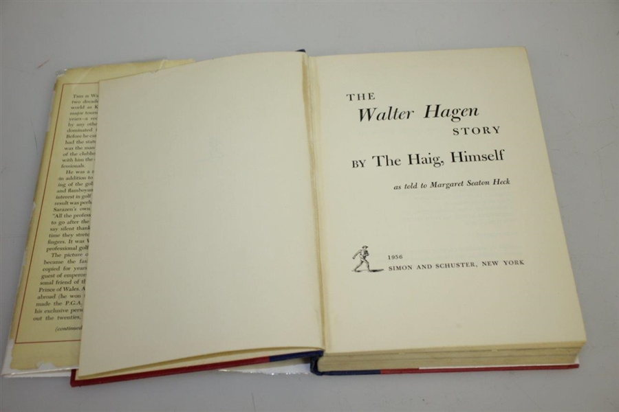 Walter Hagen Signed 'The Walter Hagen Story' 1st Edition Book JSA ALOA
