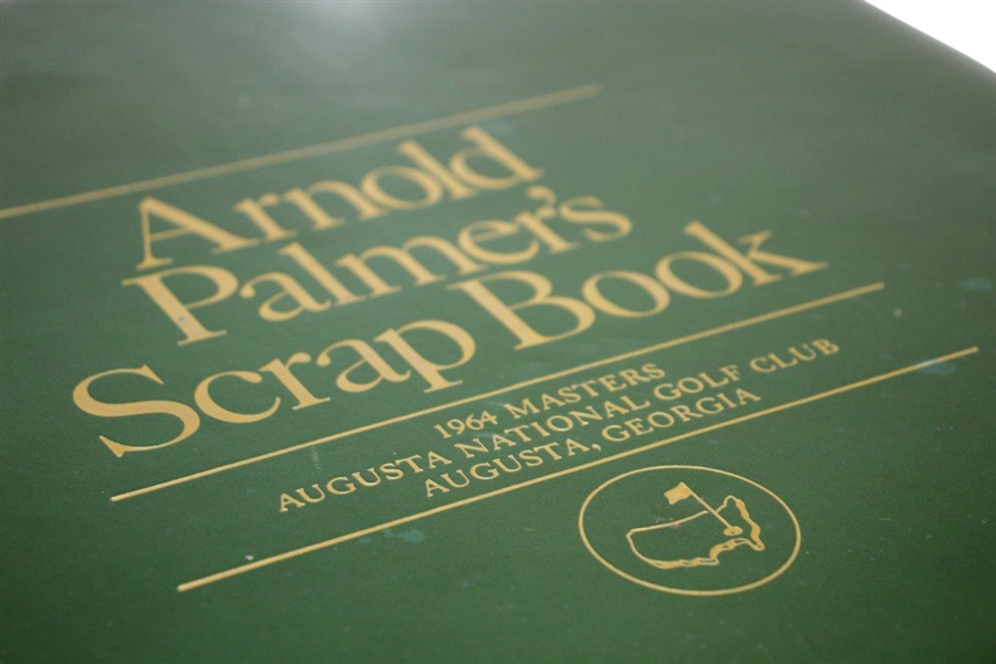 Arnold Palmer's 1964 Scrapbook In Tribute to 4th Masters Win - Augusta National Golf Club Member Gift