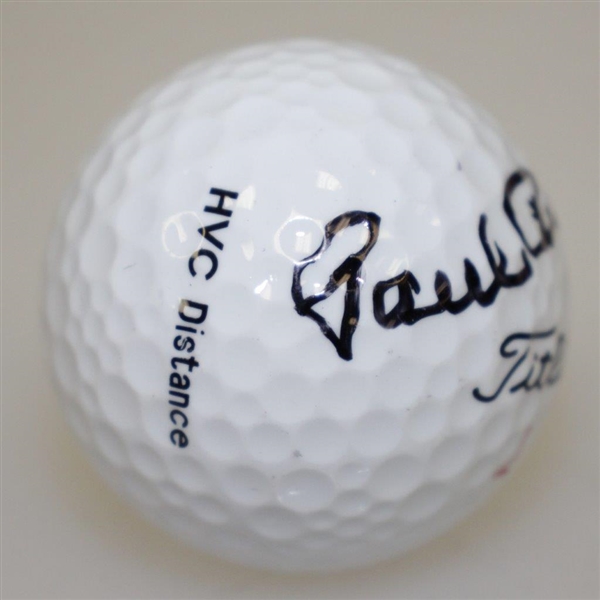 Paul Runyan Signed Titleist Logo Ball JSA ALOA