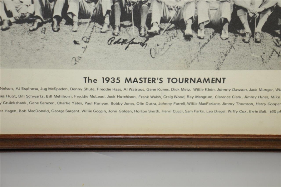 1935 Masters Tournament Field Photo