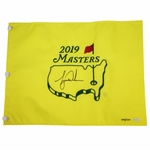 Tiger Woods Signed 2019 Masters Embroidered Flag Limited Ed UDA #BAM164464