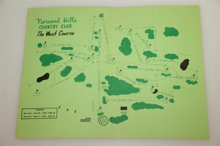 Jack Nicklaus Signed 1963 Charity Golf Match at Norwood Hills CC Program JSA ALOA