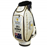 Greg Normans Personal 2009 Presidents Cup Bag Signed by International Team JSA ALOA