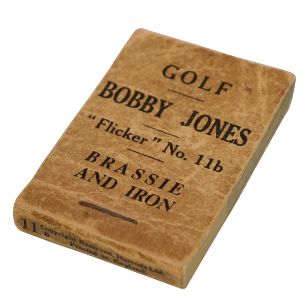 'Golf Shots' by Bobby Jones Flicker Book - Brassie and Iron Shots