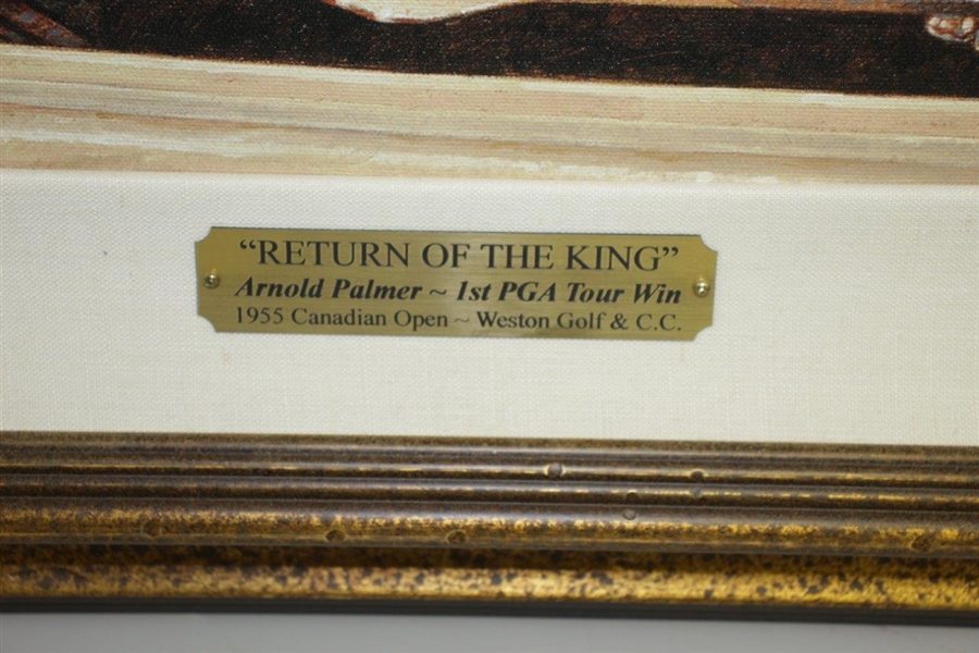 Arnold Palmer Signed Ltd Ed Return of the King by Artist Mike Heslop #5/17 JSA ALOA