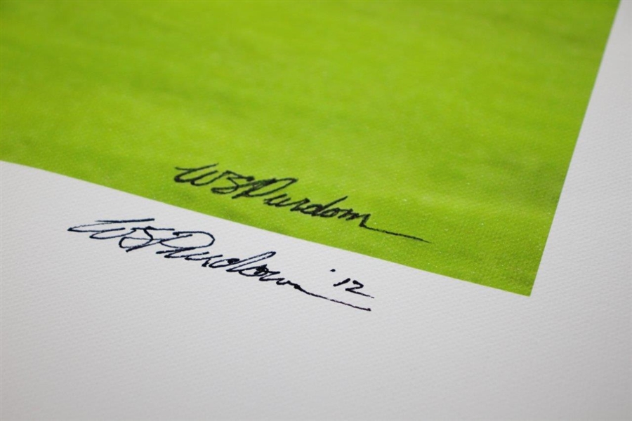 Arnold Palmer Signed Ltd Ed Masters: Autograph Edition Canvas Print 15/100 JSA ALOA