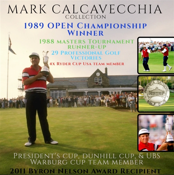 Mark Calcavecchia's 1989 US Open at Oak Hill Contestant Badge