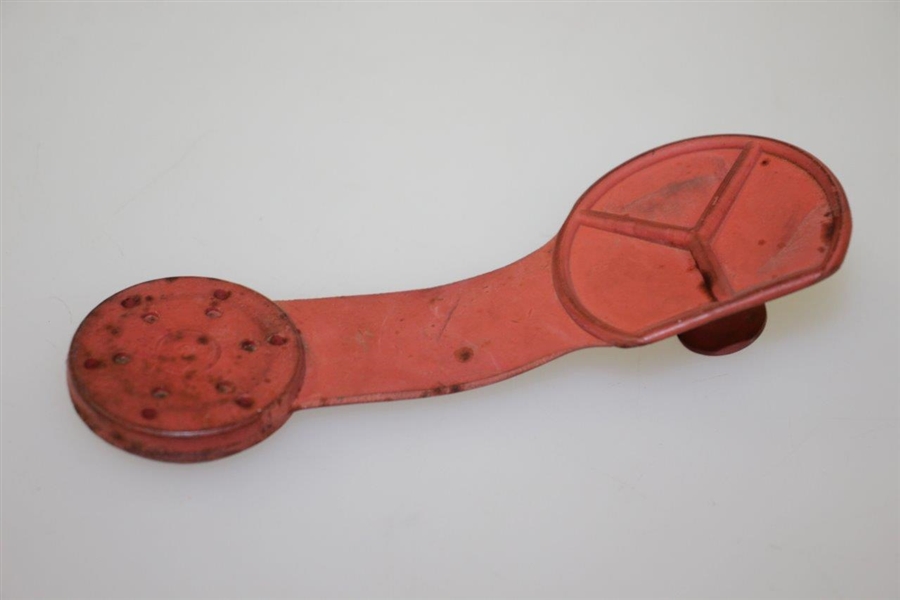 Vintage Red Rubber No-Looz-Tee Pat. App. For - Creve Corp, Sockford, Ill. - Crist Collection