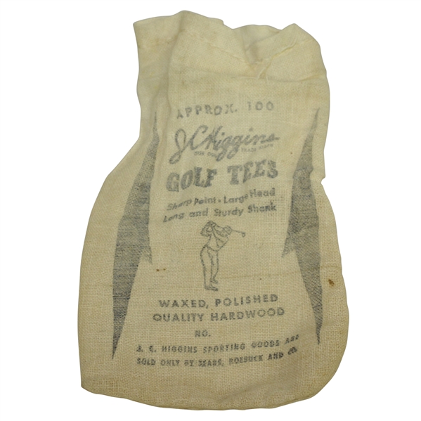 Vintage JC Higgins Golf Tees Canvas Golf Tee Bag - Sears, Roebuck, & Co. - Crist Collection
