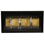 Arnold Palmer, Jack Nicklaus, & Tiger Woods Triple Signed Ltd Ed Legends of Golf Print UDA 238/250