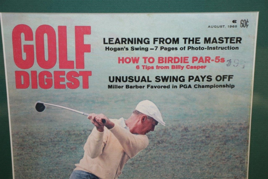 Ben Hogan Signed Cut with August 1966 Golf Digest Cover - Framed JSA ALOA