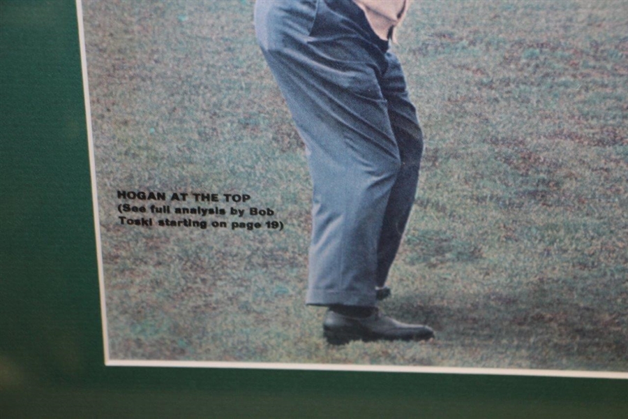 Ben Hogan Signed Cut with August 1966 Golf Digest Cover - Framed JSA ALOA