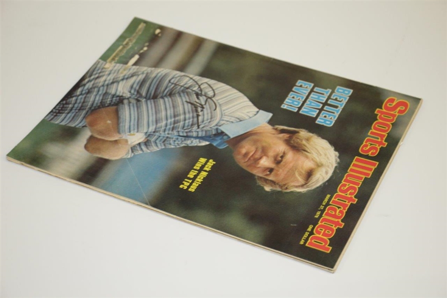 Jack Nicklaus Signed March 27, 1978 Sports Illustrated Magazine JSA #Q05553